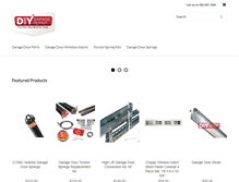 Tablet Screenshot of diygaragerepair.com